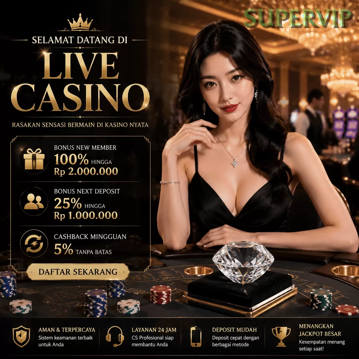 Main supervipq Menang Jackpot Besar